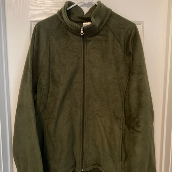 Blair green zip up fleece jacket - Picture 1 of 4